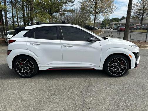 Lunar White 2023 Hyundai Kona N Base