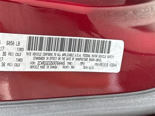 2019 Dodge Grand Caravan GT