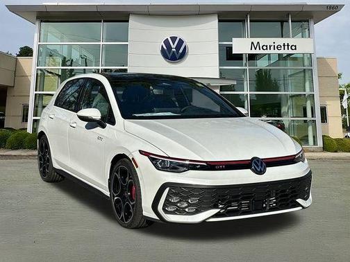 Opal White Pearl 2026 Volkswagen Golf GTI 2.0T Autobahn