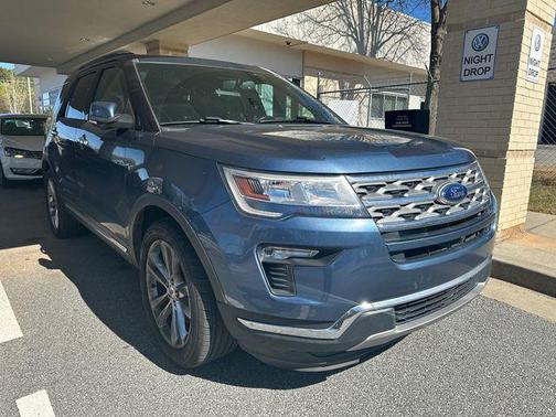 Blue Metallic 2018 Ford Explorer Limited