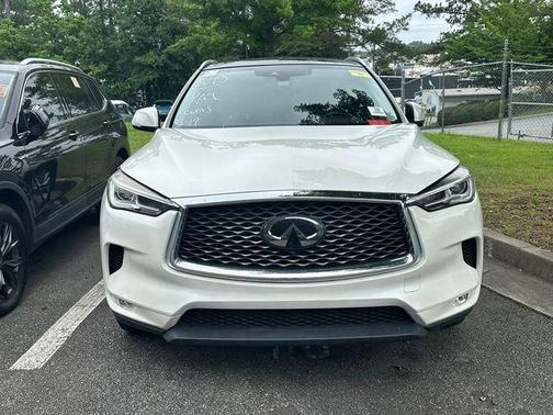 Majestic White 2019 INFINITI QX50 Luxe
