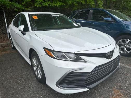 Super White 2021 Toyota Camry LE