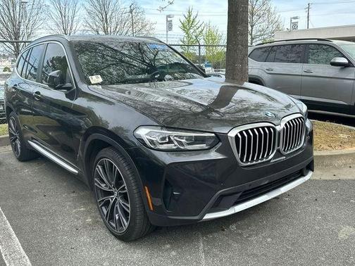 Dark Graphite Metallic 2022 BMW X3 sDrive30i