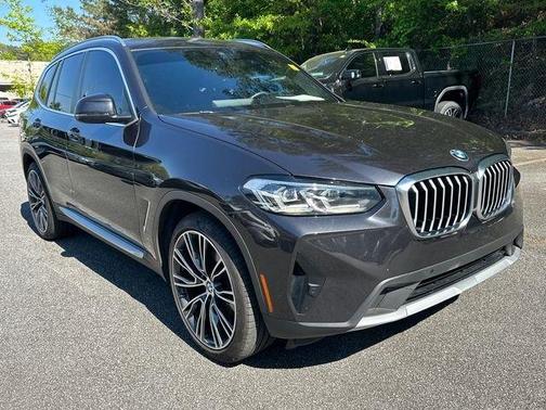 Dark Graphite Metallic 2022 BMW X3 sDrive30i