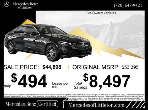 2025 Mercedes-Benz C-Class C 300 4MATIC