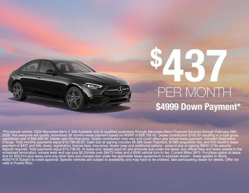 2025 Mercedes-Benz C-Class C 300 4MATIC