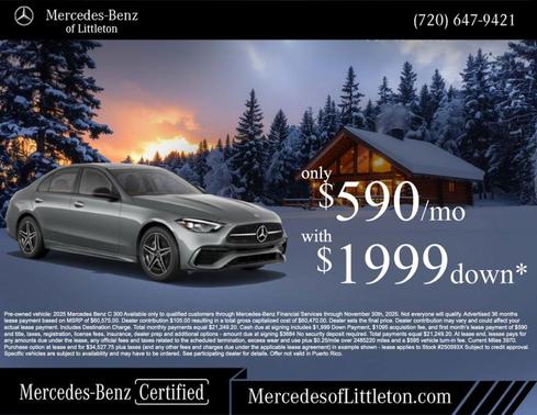 2025 Mercedes-Benz C-Class C 300 4MATIC