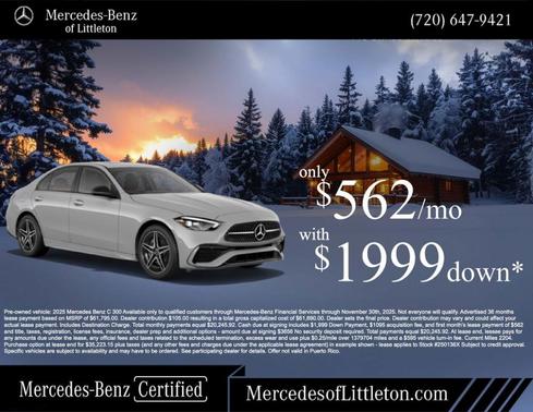 2025 Mercedes-Benz C-Class C 300 4MATIC