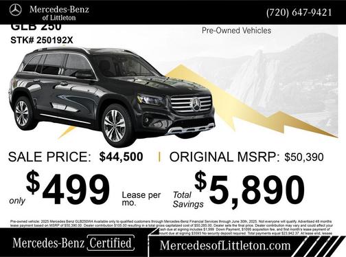2025 Mercedes-Benz GLB 250 Base 4MATIC