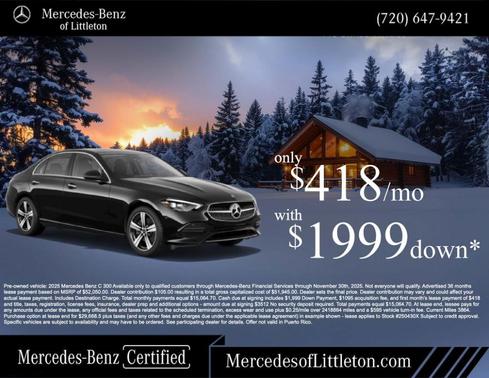 2025 Mercedes-Benz C-Class C 300 4MATIC