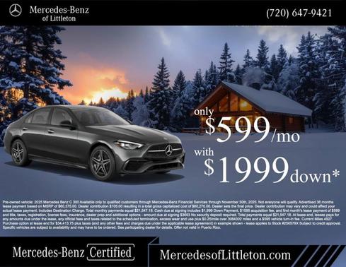 2025 Mercedes-Benz C-Class C 300 4MATIC