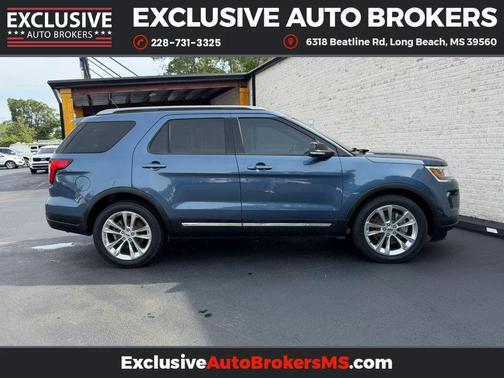 Blue 2018 Ford Explorer XLT