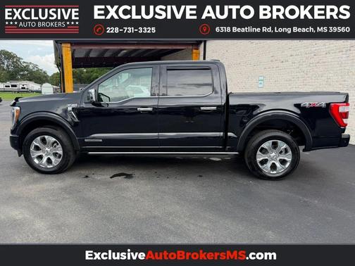 Agate Black Metallic 2021 Ford F-150 Platinum