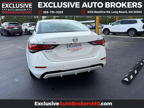 White 2024 Nissan Sentra SV