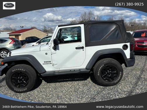 Bright White Clearcoat 2014 Jeep Wrangler Sport
