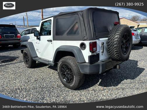 Bright White Clearcoat 2014 Jeep Wrangler Sport