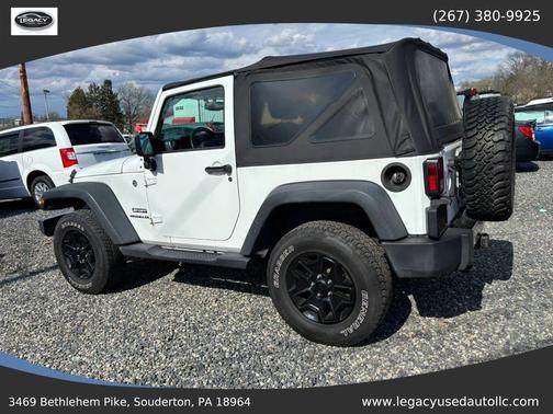 Bright White Clearcoat 2014 Jeep Wrangler Sport