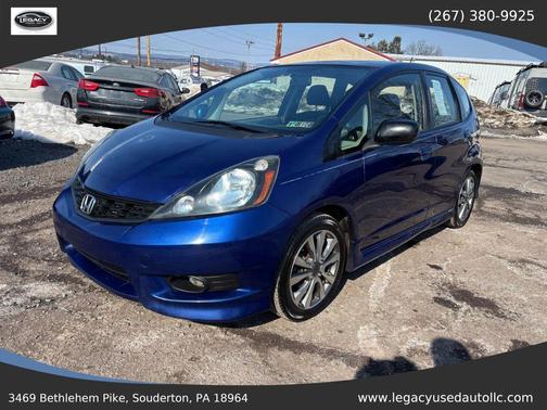 Blue 2012 Honda Fit Sport