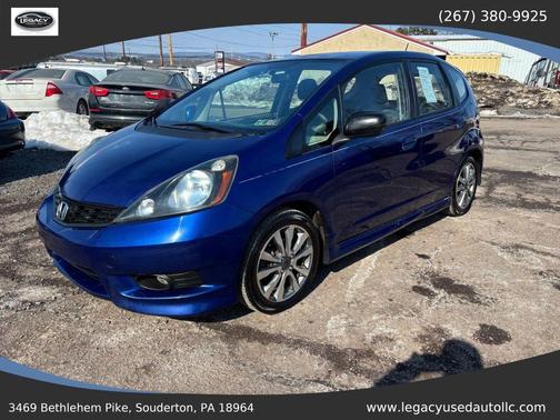 Blue 2012 Honda Fit Sport