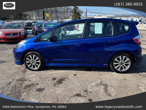 Blue 2012 Honda Fit Sport