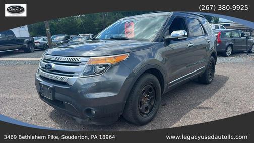 Gray 2015 Ford Explorer XLT