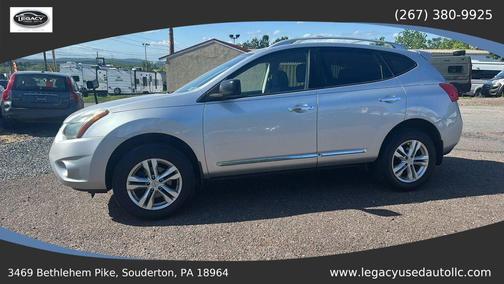 Brilliant Silver 2015 Nissan Rogue Select S