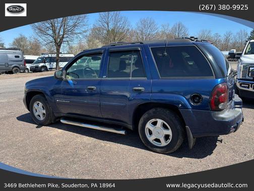Blue 2002 Chevrolet Trailblazer LS