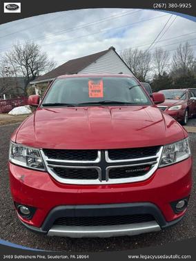 Red 2014 Dodge Journey SXT