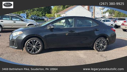 Black Sand Pearl 2016 Toyota Corolla S Plus