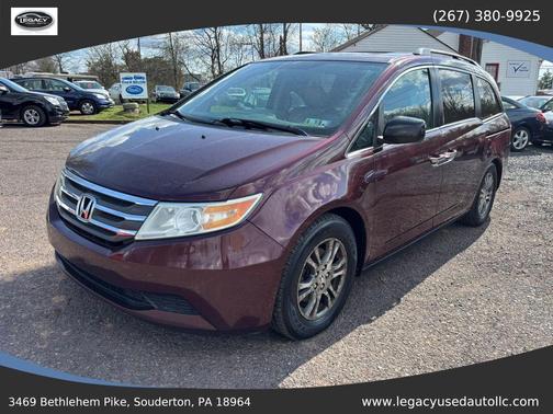 Burgundy 2013 Honda Odyssey EX-L