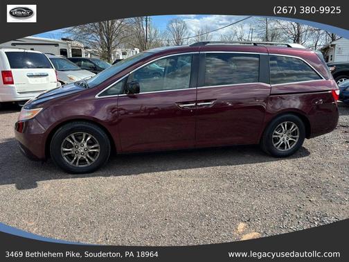 Burgundy 2013 Honda Odyssey EX-L