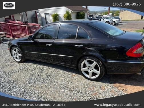 Black 2008 Mercedes-Benz E-Class E 350 4MATIC