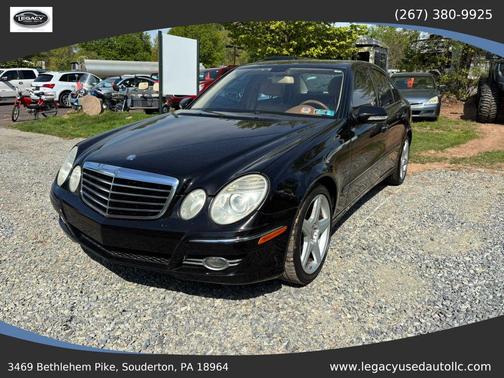 Black 2008 Mercedes-Benz E-Class E 350 4MATIC