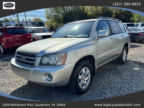 Millennium Silver Metallic 2002 Toyota Highlander Base