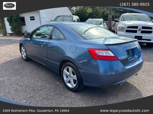 Blue 2008 Honda Civic EX