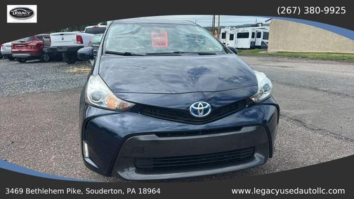 Galactic Aqua Metallic 2017 Toyota Prius v Four