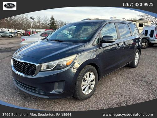 Blue 2015 Kia Sedona LX