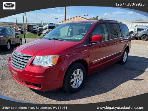 Red 2010 Chrysler Town & Country Touring