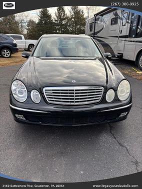 Black 2003 Mercedes-Benz E-Class E 320 Sedan 4D