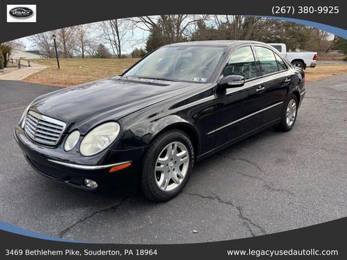 Black 2003 Mercedes-Benz E-Class E 320 Sedan 4D