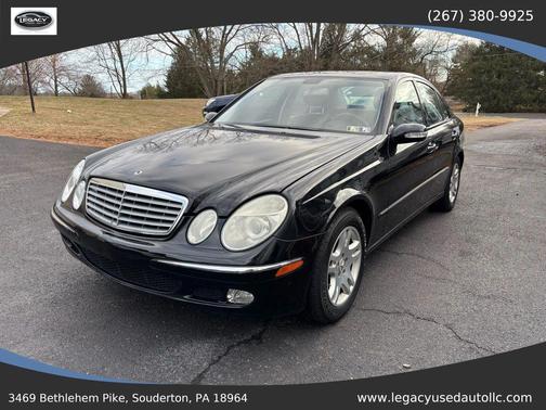 Black 2003 Mercedes-Benz E-Class E 320 Sedan 4D