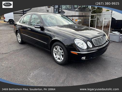 Black 2003 Mercedes-Benz E-Class E 320 Sedan 4D