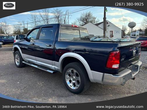 True Blue Pearlcoat 2012 RAM 1500 Laramie