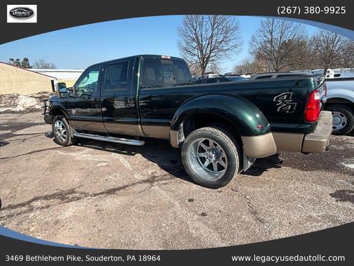 Green Gem Metallic 2013 Ford F-350 Crew Cab Pickup 4D 8 ft