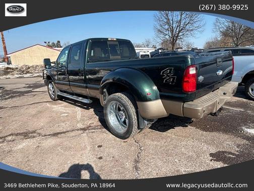 Green Gem Metallic 2013 Ford F-350 Crew Cab Pickup 4D 8 ft