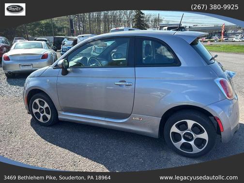 Silver 2016 FIAT 500e Battery Electric