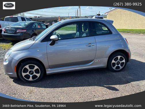 Silver 2016 FIAT 500e Battery Electric