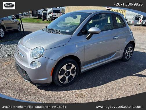 Silver 2016 FIAT 500e Battery Electric
