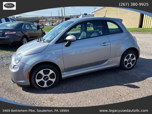 Silver 2016 FIAT 500e Battery Electric