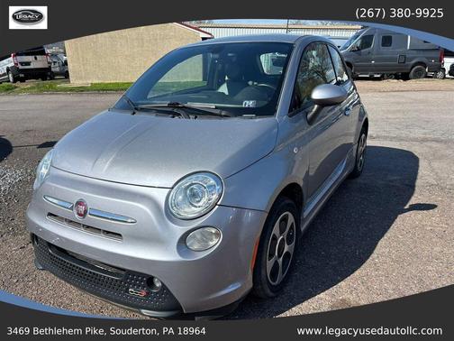 Silver 2016 FIAT 500e Battery Electric